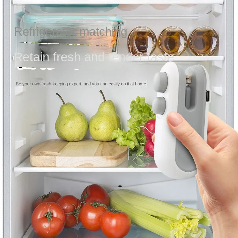 Vacuum Bag Sealing Machine Package Sealer Bags Plastic Bag Sealer Clip Bag Handheld Sealer Food Packaging Heat Sealer for Home